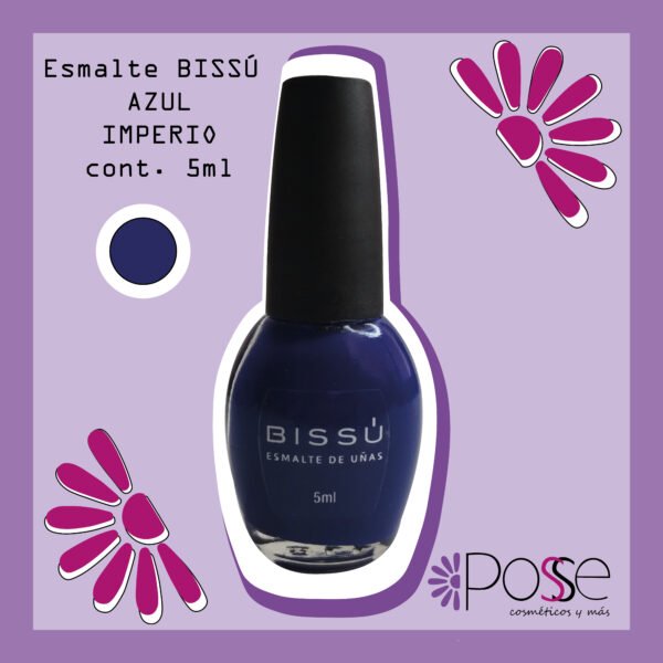 ESMALTE BISSÚ "AZUL IMPERIO" 221