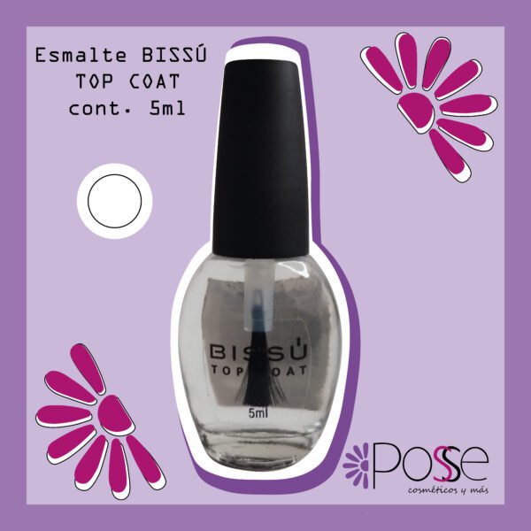 ESMALTE BISSÚ "TOP COAT" 454