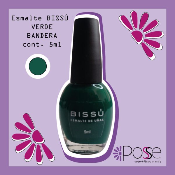 ESMALTE BISSÚ "VERDE BANDERA" 144