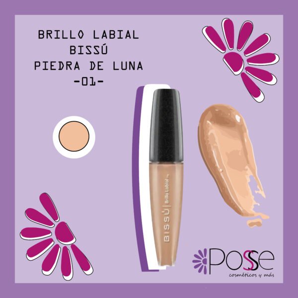 BRILLO LABIAL BISSÚ "PIEDRA DE LUNA"
