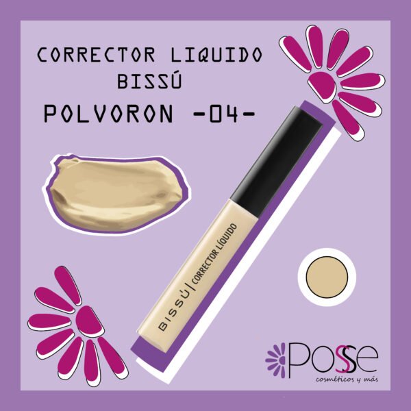 CORRECTOR LIQUIDO BISSÚ "POLVORON" 04