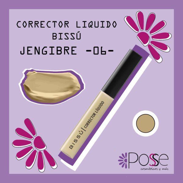 CORRECTOR LIQUIDO BISSÚ "JENGIBRE" 06