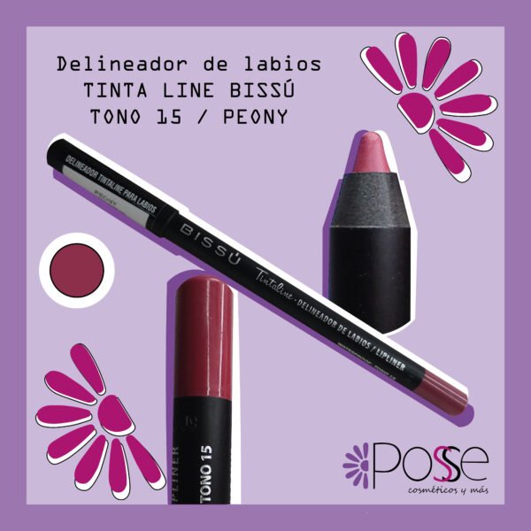 DELINEADOR TINTALINE LABIOS BISSÚ "PEONY" 15