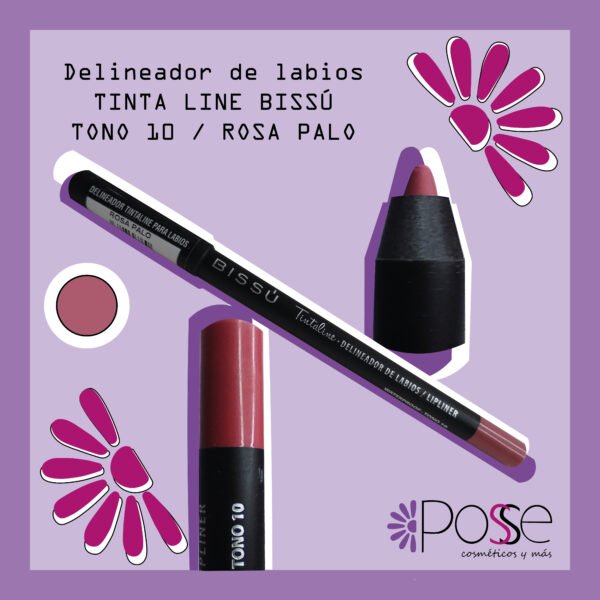 DELIENADOR TINTALINE LABIOS BISSÚ "ROSA PALO" 10
