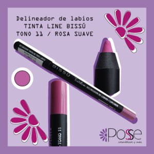 DELINEADOR TINTALINE LABIOS BISSÚ "ROSA SUAVE" 11
