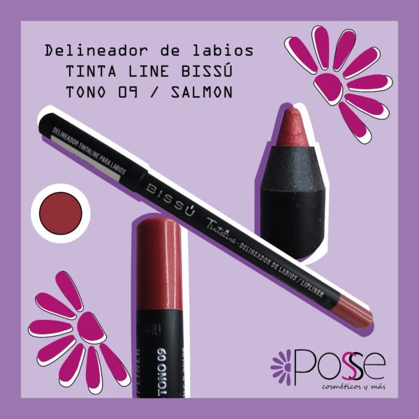 DELINEADOR TINTALINE LABIOS BISSÚ "SALMON" 09