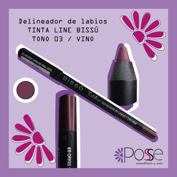DELINEADOR TINTALINE LABIOS BISSÚ "VINO" 03