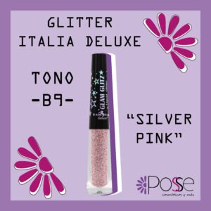 GLITTER ITALIA DELUXE "SILVER PINK"