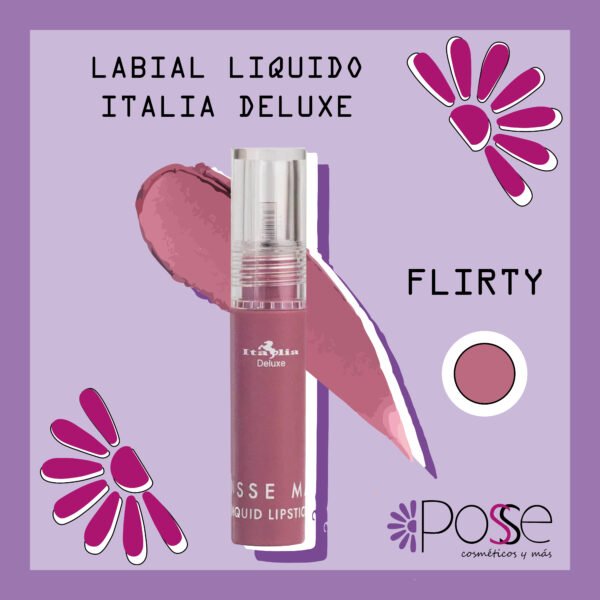 LABIAL LIQUIDO ITALIA DELUXE "FLIRTY"