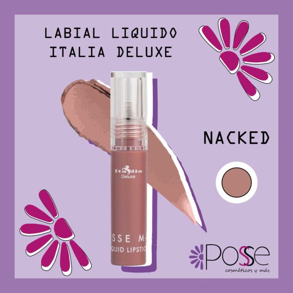 LABIAL LIQUIDO ITALIA DELUXE "NACKED"