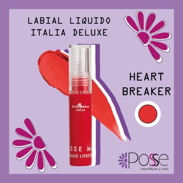 LABIAL LIQUIDO ITALIA DELUXE "HEART BREAKER"