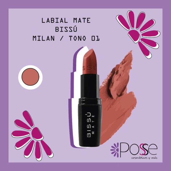 LABIAL MATE BISSÚ 01 "MILAN"