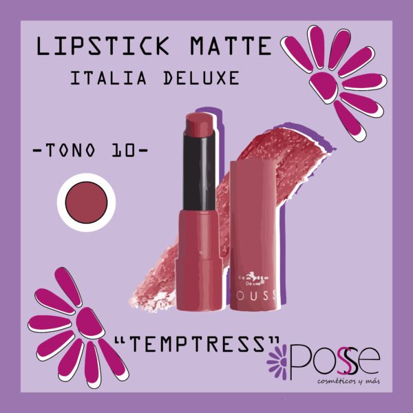 LIPSTICK MATTE ITALIA DELUXE "TEMPTRESS"