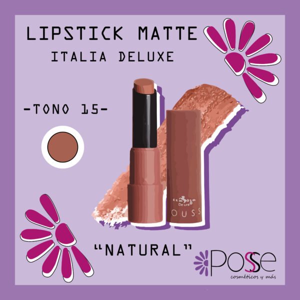 LIPSTICK MATTE ITALIA DELUXE "NATURAL"