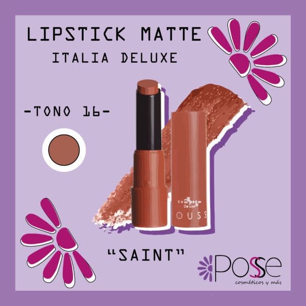 LIPSTICK MATTE ITALIA DELUXE "SAINT"