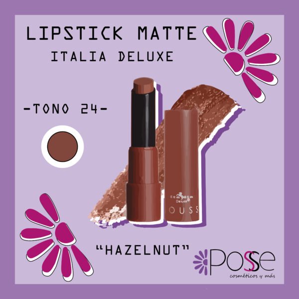 LIPSTICK MATTE ITALIA DELUXE "HAZELNUT"