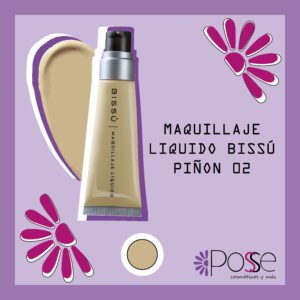 MAQUILLAJE LIQUIDO BISSÚ "PIÑON" 02