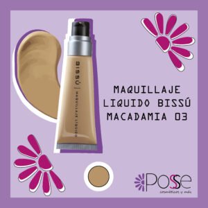 MAQUILLAJE LIQUIDO BISSÚ "MACADAMIA" 03