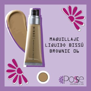 MAQUILLAJE LIQUIDO BISSÚ "BROWNIE" 06