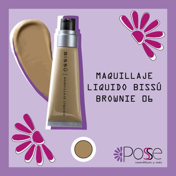 MAQUILLAJE LIQUIDO BISSÚ "BROWNIE" 06