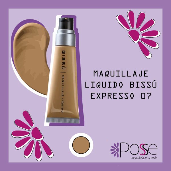 MAQUILLAJE LIQUIDO BISSÚ "EXPRESSO" 07