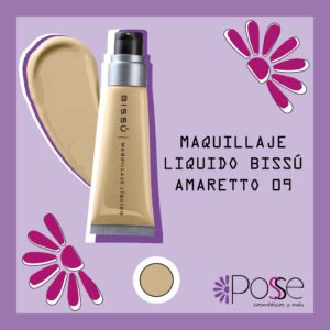 MAQUILLAJE LIQUIDO BISSÚ "AMARETTO" 09