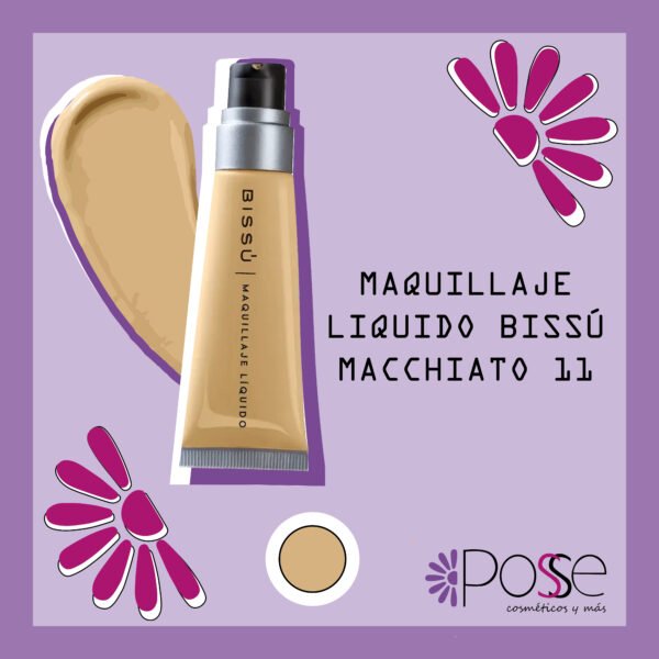 MAQUILLAJE LIQUIDO BISSÚ "MACCHIATO" 11