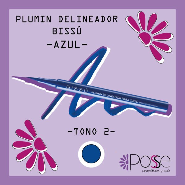 PLUMIN BISSÚ "AZUL" 02