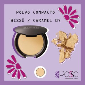 POLVO COMPACTO BISSÚ "CARAMEL" 07