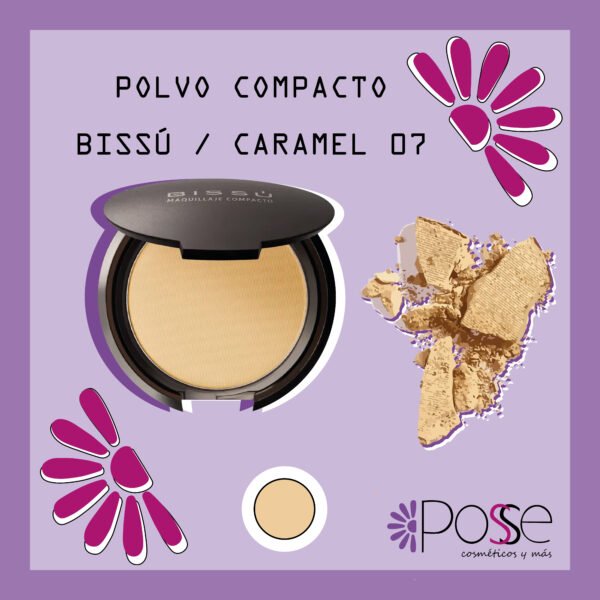 POLVO COMPACTO BISSÚ "CARAMEL" 07