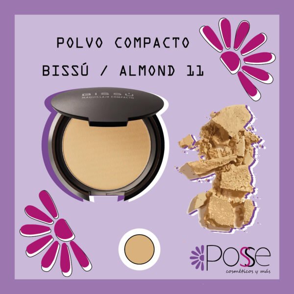 POLVO COMPACTO BISSÚ "ALMOND" 11