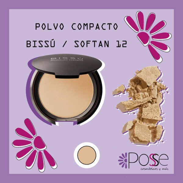 POLVO COMPACTO BISSÚ "SOFTAN" 12
