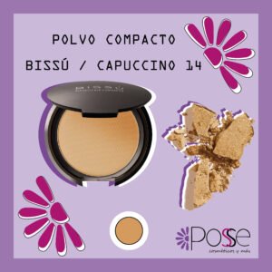 POLVO COMPACTO BISSÚ "CAPUCCINO" 14