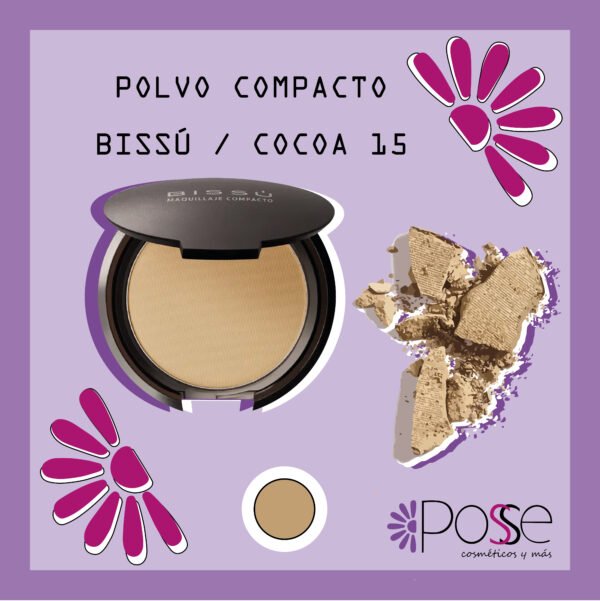POLVO COMAPACTO BISSÚ "COCOA" 15