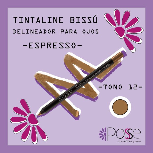 TINTALINE OJOS BISSÚ 12 "ESPRESSO"
