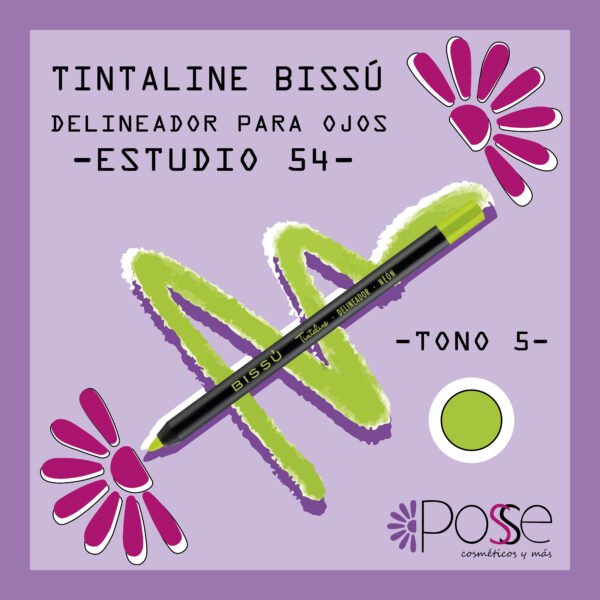 TINTALINE OJOS NEON BISSÚ "ESTUDIO 54"