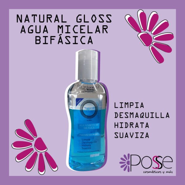 AGUA MICELAR "NATURAL GLOSS"