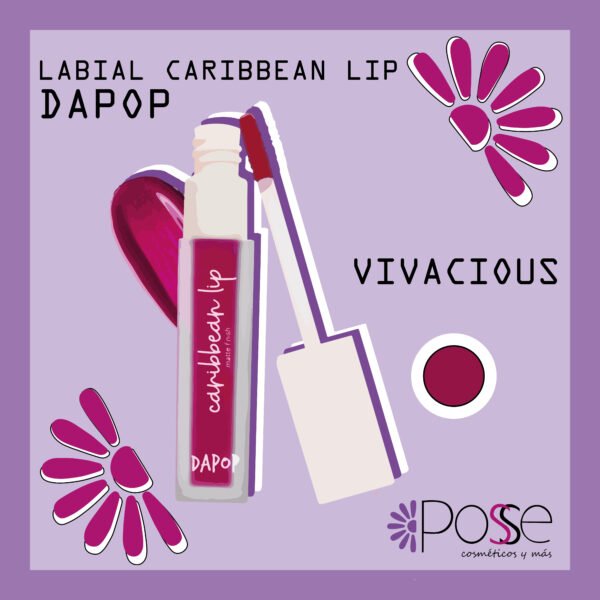 LABIAL CARIBBEAN LIP DA POP "VIVACIOUS"