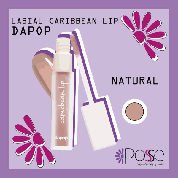 LABIAL CARIBBEAN LIP DA POP "NATURAL"