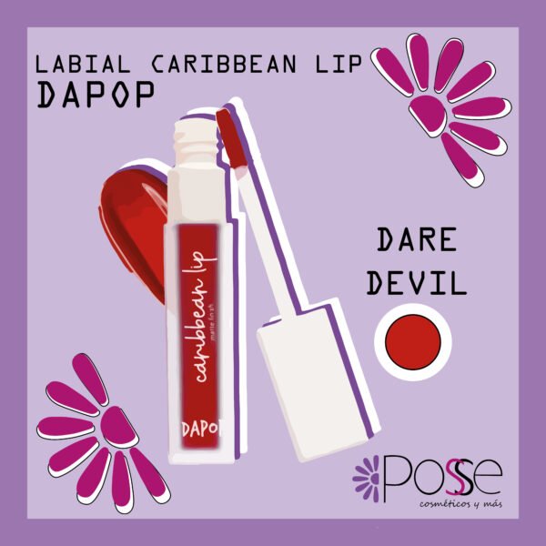 LABIAL CARIBBEAN LIP DA POP "DARE DEVIL"