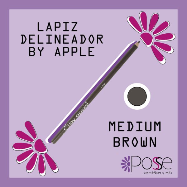DELINEADOR G&J BY APPLE "MEDIUM BROWN"