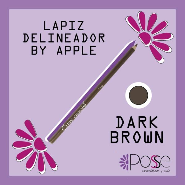 DELINEADOR G&J BY APPLE "DARK BROWN"