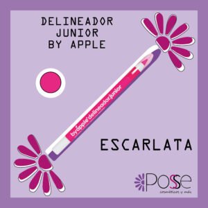DELINEADOR JUNIOR BY APPLE ESCARLATA