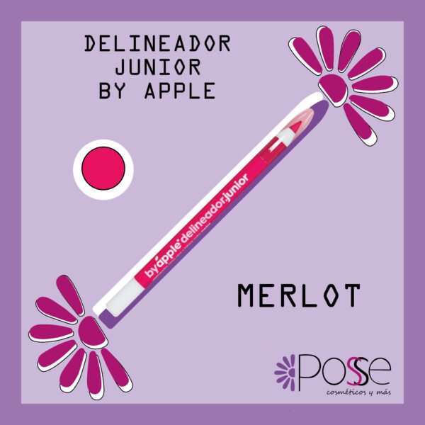DELINEADOR JUNIOR BY APPLE MERLOT