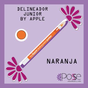DELINEADOR JUNIOR BY APPLE NARANJA