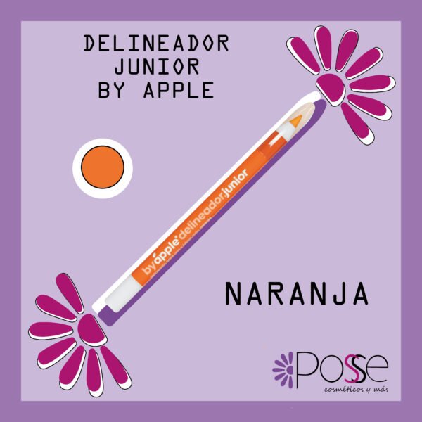 DELINEADOR JUNIOR BY APPLE NARANJA
