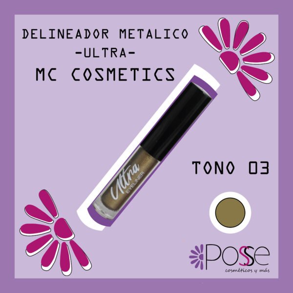 DELINEADOR DE OJOS MC COSMETICOS ULTRA #03