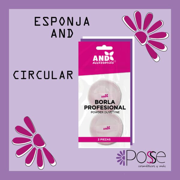Esponja circular AND
