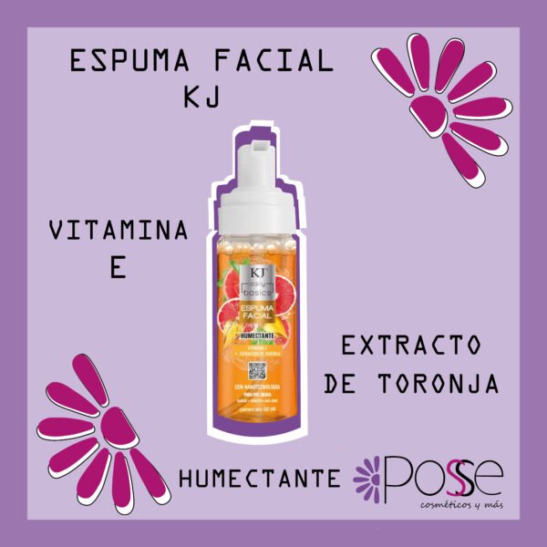 ESPUMA FACIAL "VITAMINA E" KJ