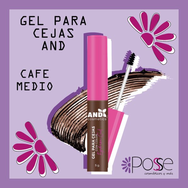 GEL PARA CEJAS CAFE MEDIO AND